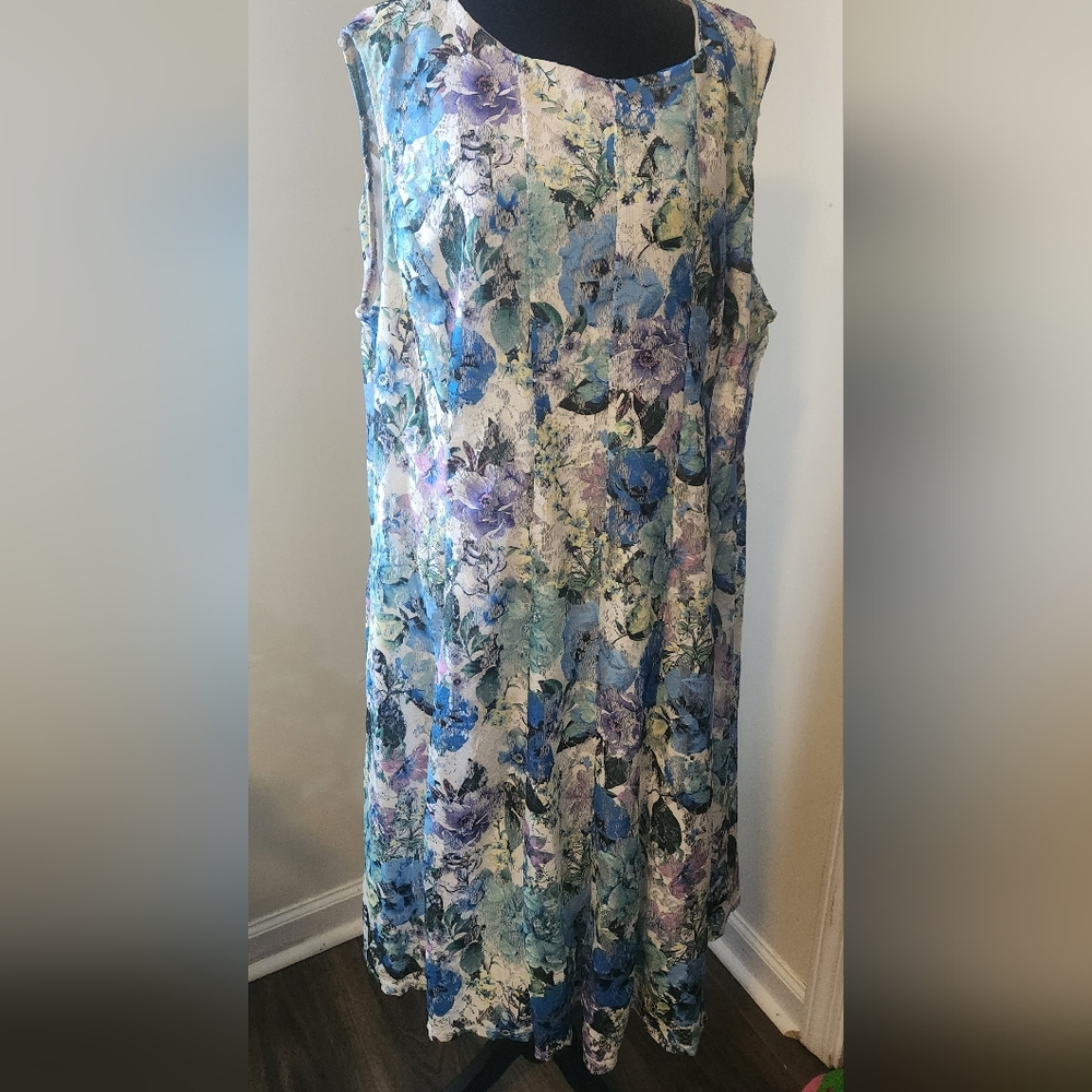 Roz & Ali Lace Floral Dress Size 22 NWT